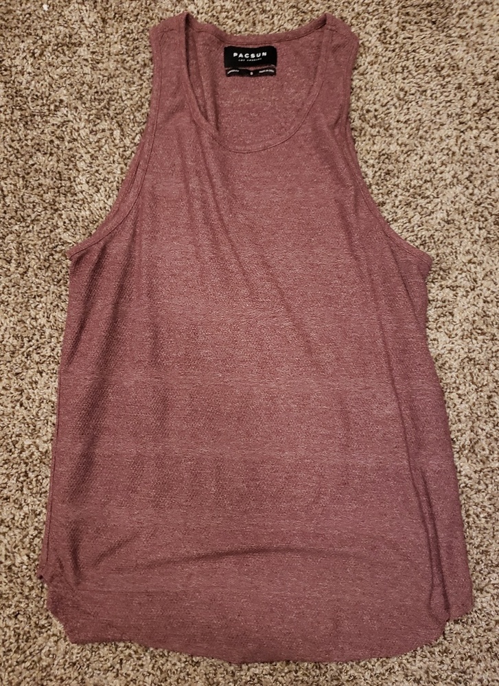 PACSUN Tank Top Wine Pink